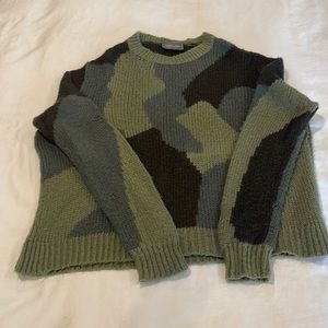 Wooden Ships camo sweater